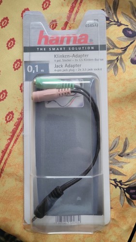 Hama adapter stereo - stereo, 3.5